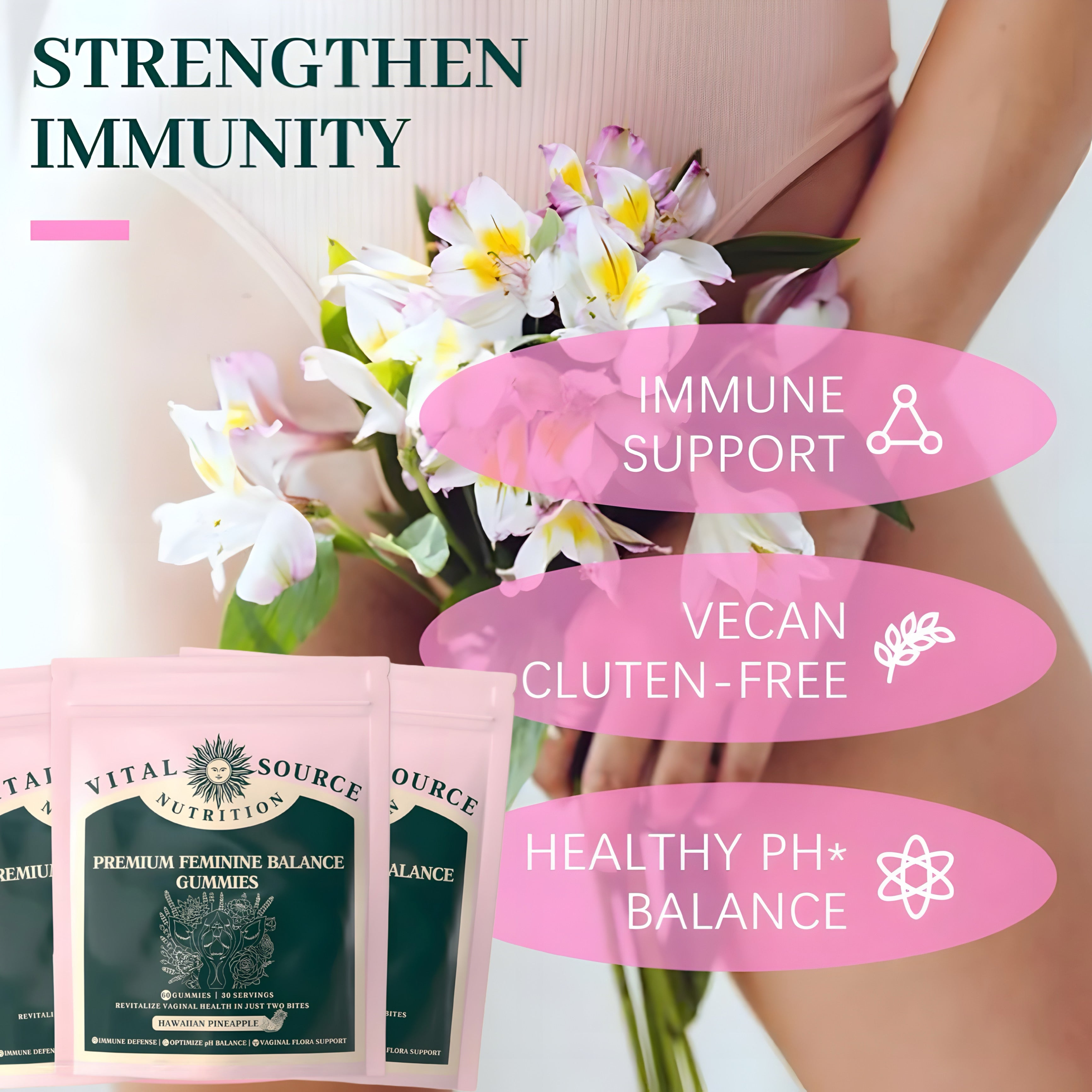 Vital Source Feminine Balance Gummies